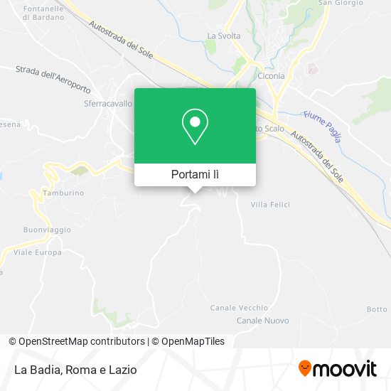 Mappa La Badia