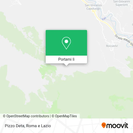 Mappa Pizzo Deta