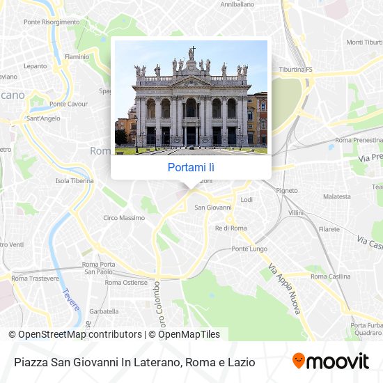 Mappa Piazza San Giovanni In Laterano