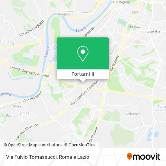 Mappa Via Fulvio Tomassucci