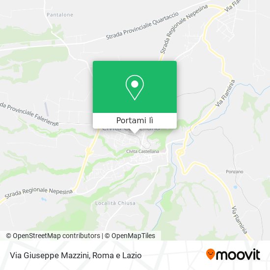 Mappa Via Giuseppe Mazzini