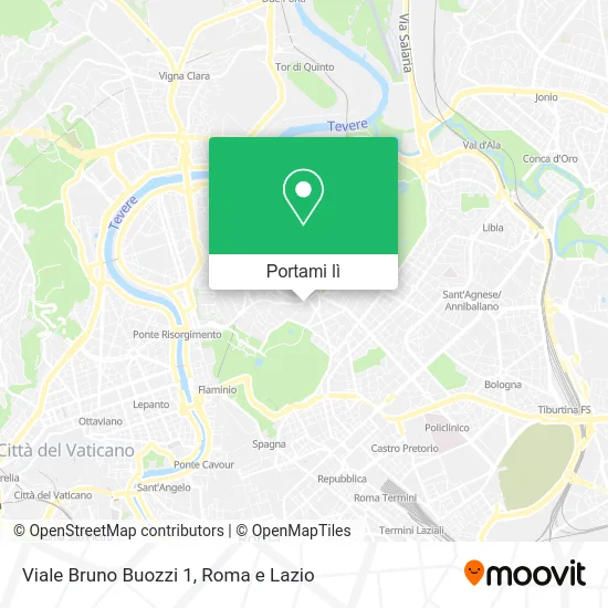 Mappa Viale Bruno Buozzi 1