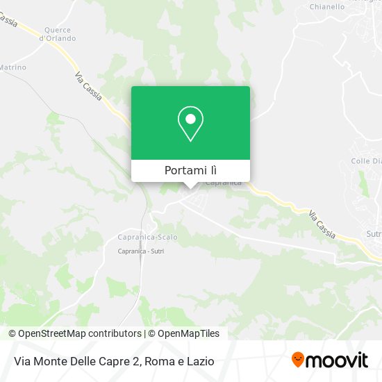 Mappa Via Monte Delle Capre 2