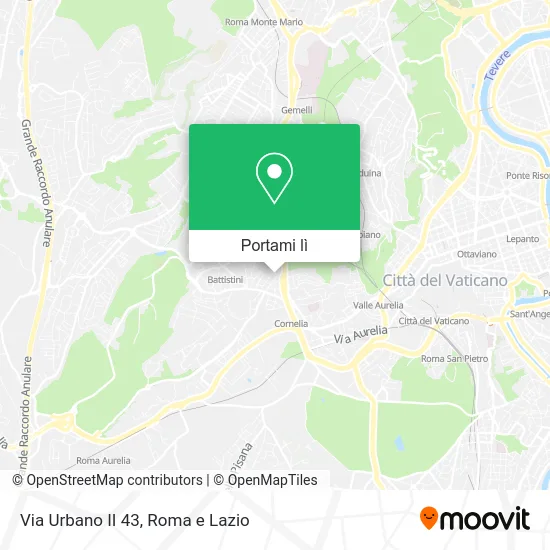 Mappa Via Urbano II 43