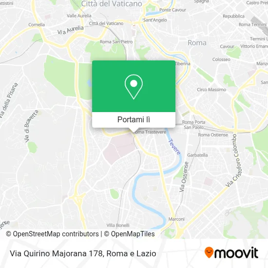 Mappa Via Quirino Majorana 178