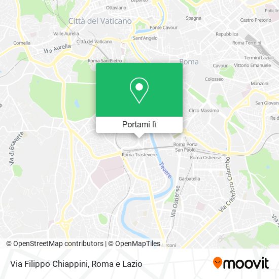 Mappa Via Filippo Chiappini