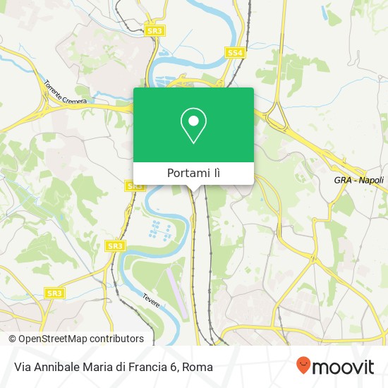 Mappa Via Annibale Maria di Francia 6
