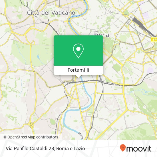 Mappa Via Panfilo Castaldi 28