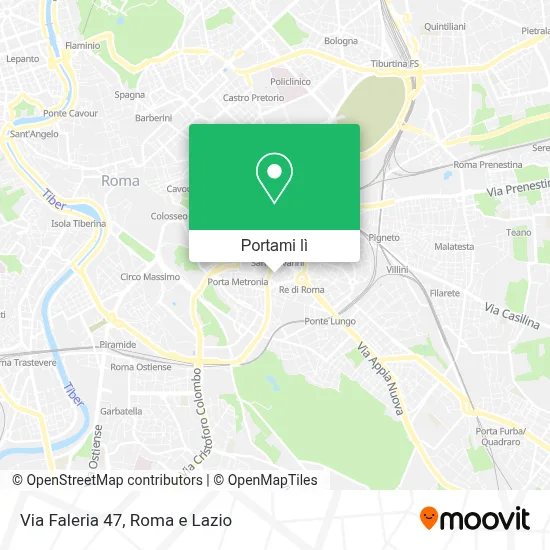 Mappa Via Faleria  47