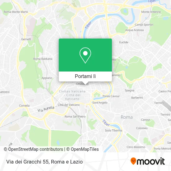 Mappa Via dei Gracchi  55