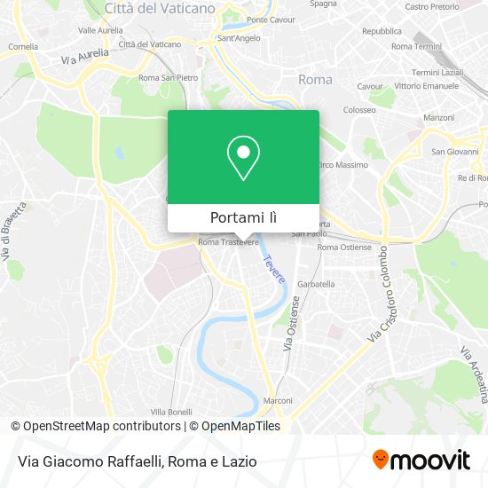 Mappa Via Giacomo Raffaelli