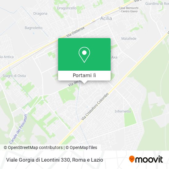 Mappa Viale Gorgia di Leontini 330
