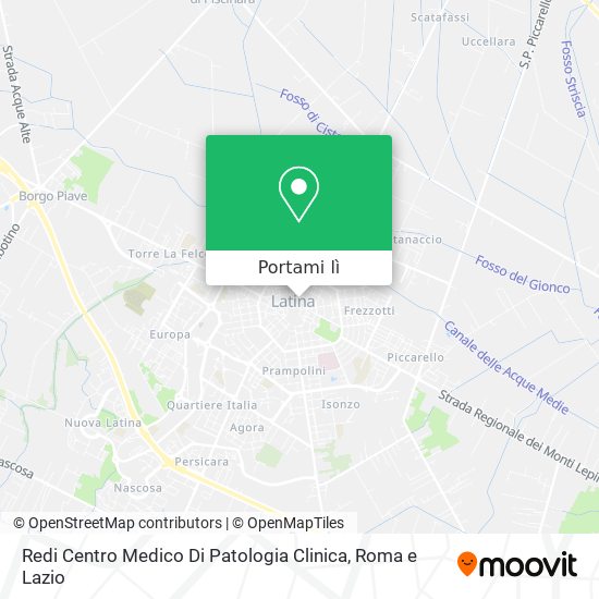 Mappa Redi Centro Medico Di Patologia Clinica