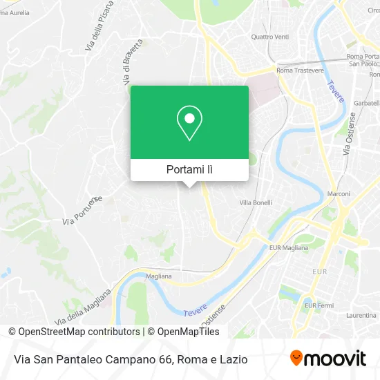 Mappa Via San Pantaleo Campano 66