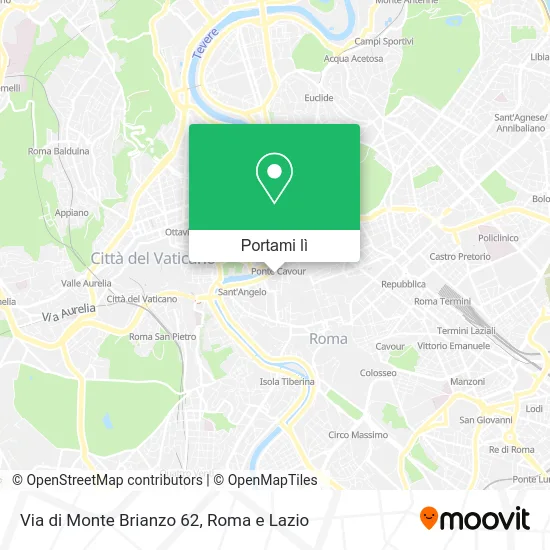 Mappa Via di Monte Brianzo 62