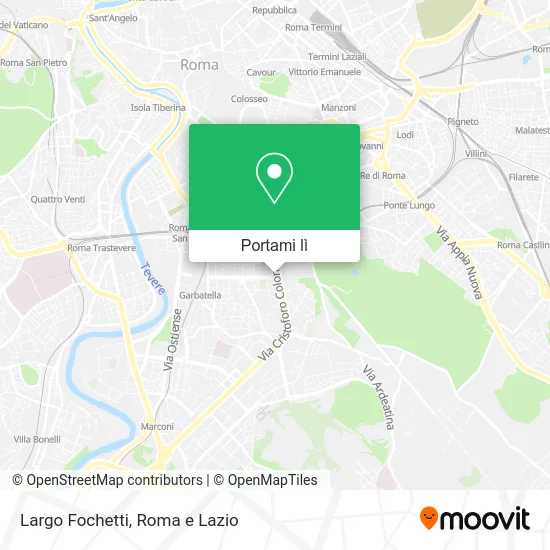 Mappa Largo Fochetti