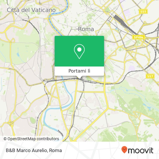 Mappa B&B Marco Aurelio