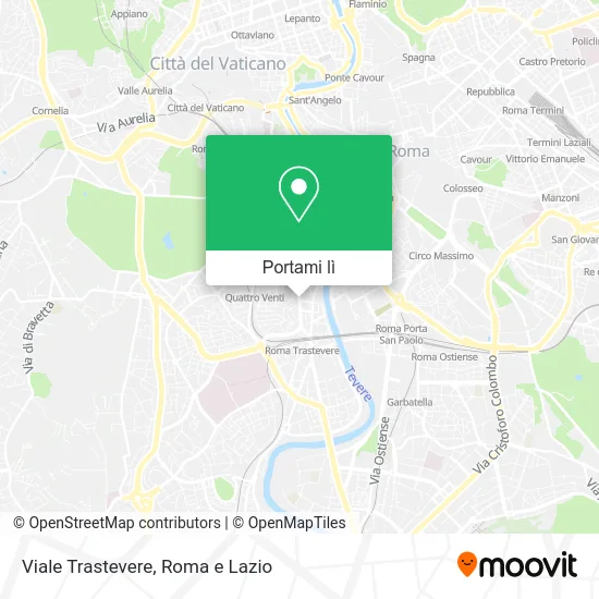 Mappa Viale Trastevere