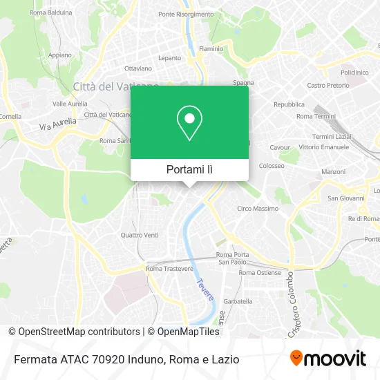 Mappa Fermata ATAC 70920 Induno