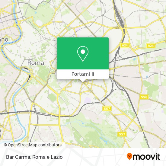 Mappa Bar Carma