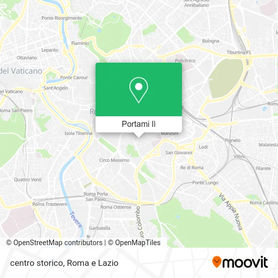 Mappa centro storico