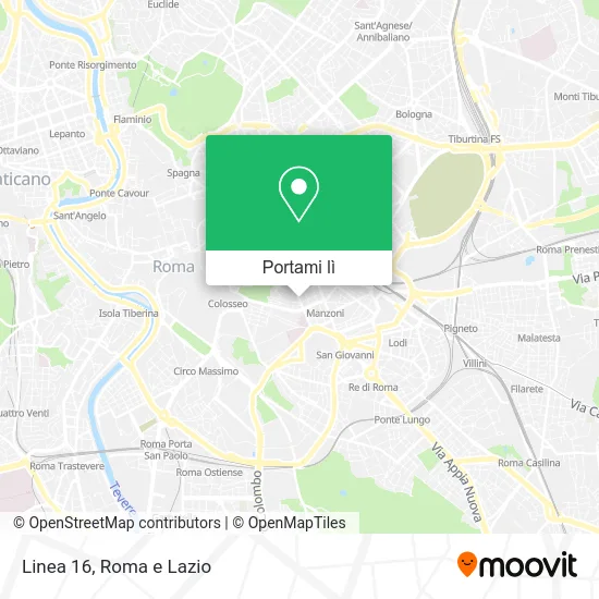 Mappa Linea 16