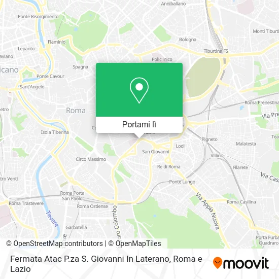 Mappa Fermata Atac P.za S. Giovanni In Laterano