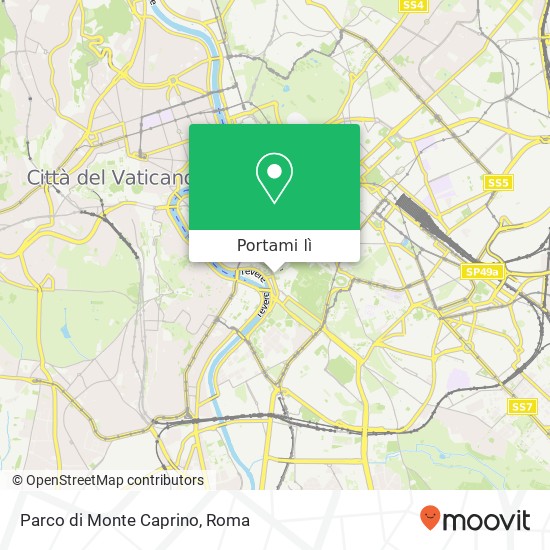 Mappa Parco di Monte Caprino