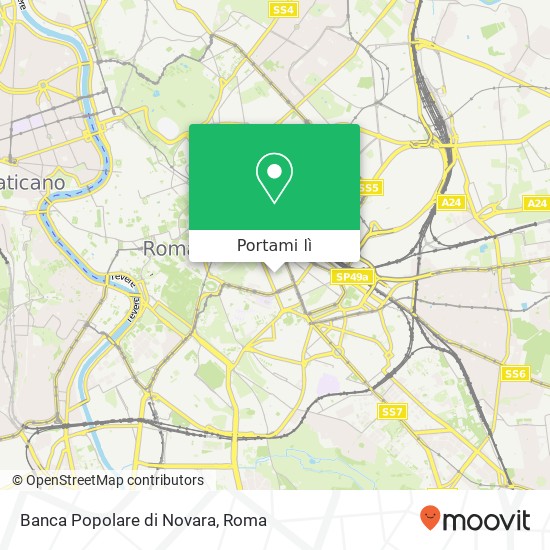 Mappa Banca Popolare di Novara