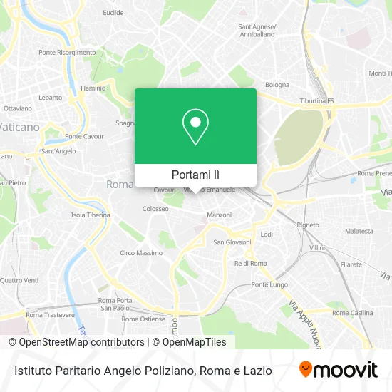 Mappa Istituto Paritario Angelo Poliziano