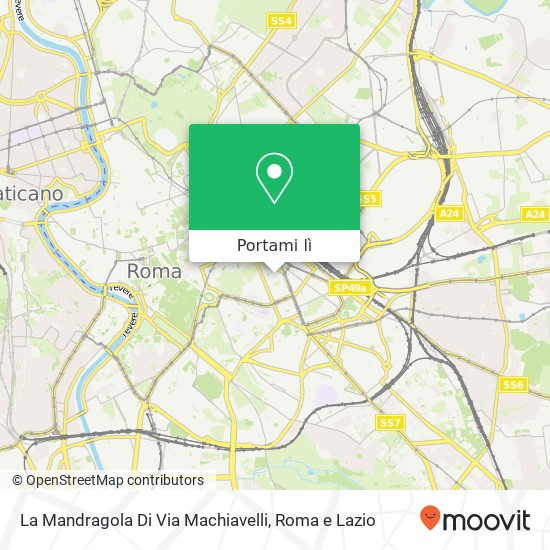 Mappa La Mandragola Di Via Machiavelli