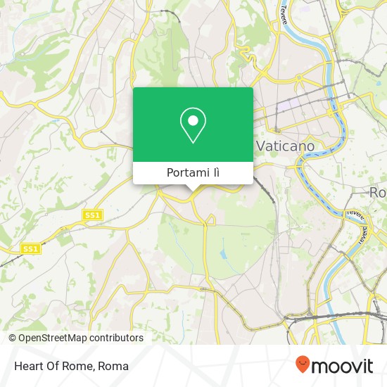 Mappa Heart Of Rome