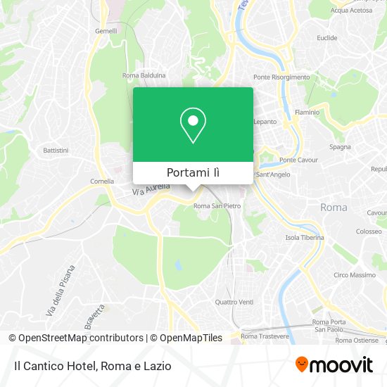 Mappa Il Cantico Hotel