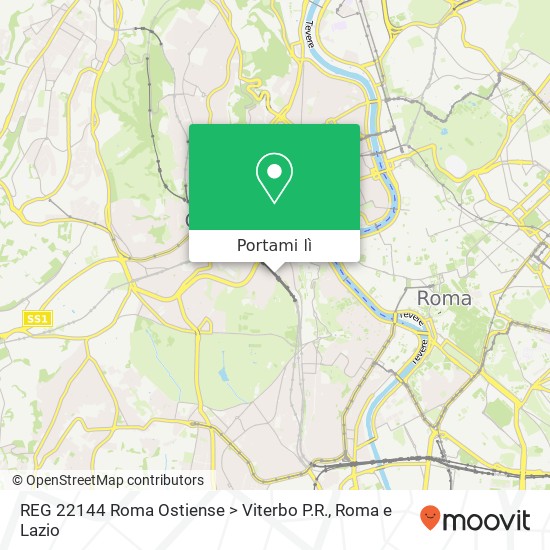 Mappa REG 22144 Roma Ostiense > Viterbo P.R.