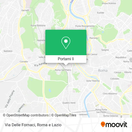 Mappa Via Delle Fornaci
