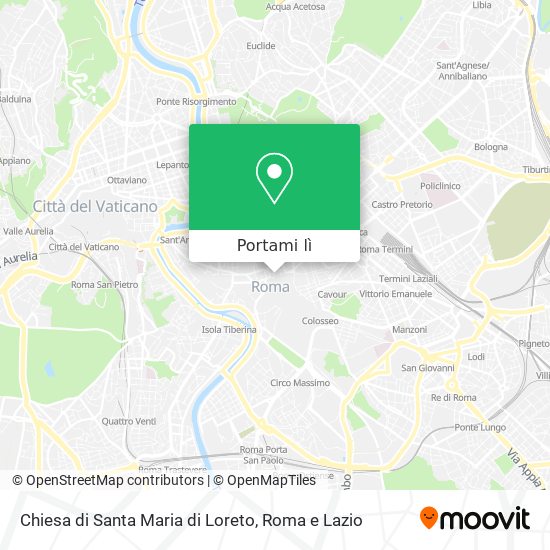 Mappa Chiesa di Santa Maria di Loreto
