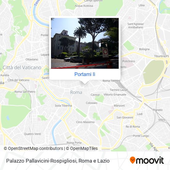 Mappa Palazzo Pallavicini-Rospigliosi