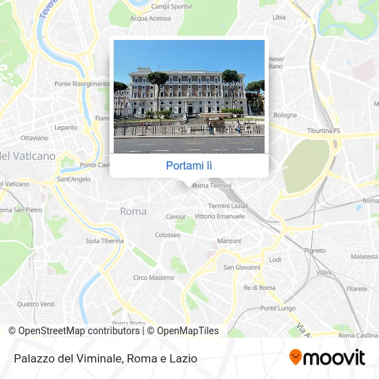 Mappa Palazzo del Viminale