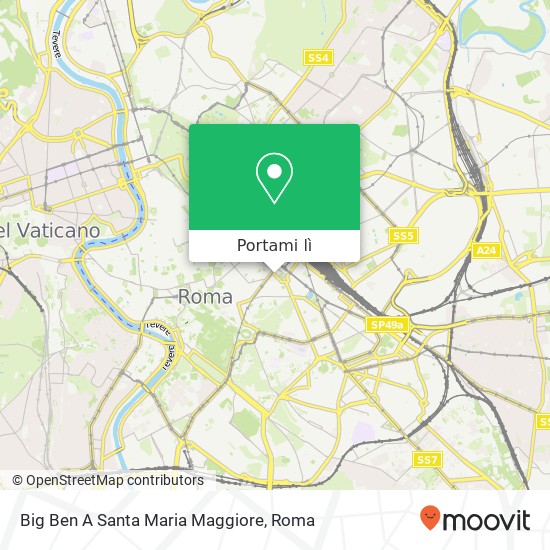 Mappa Big Ben A Santa Maria Maggiore