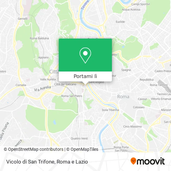 Mappa Vicolo di San Trifone