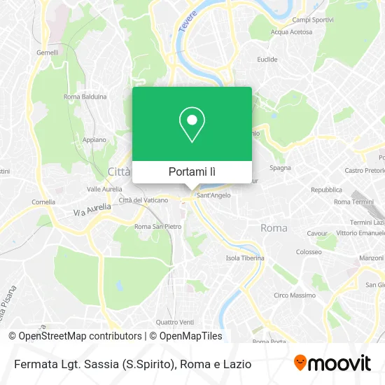 Mappa Fermata Lgt. Sassia (S.Spirito)