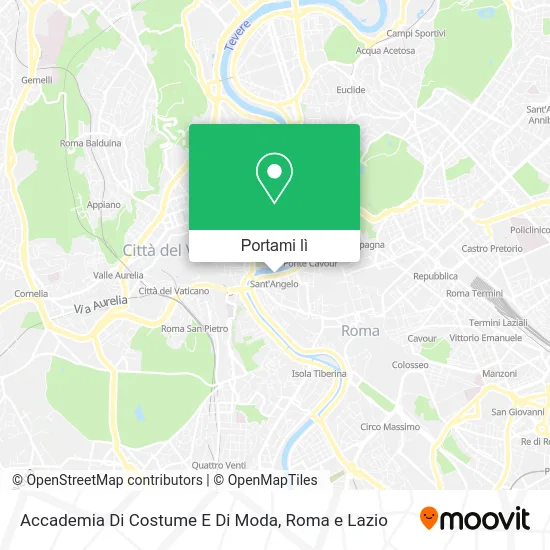 Mappa Accademia Di Costume E Di Moda