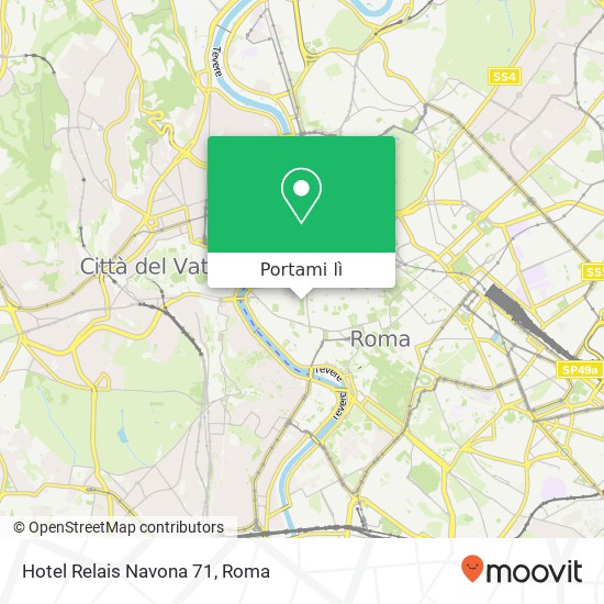 Mappa Hotel Relais Navona 71