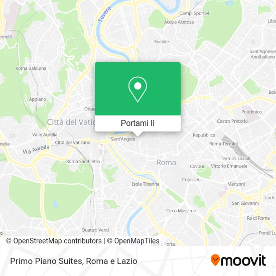 Mappa Primo Piano Suites