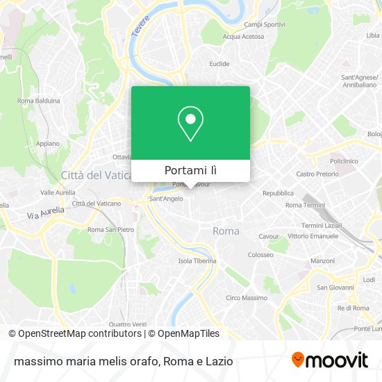 Mappa massimo maria melis orafo