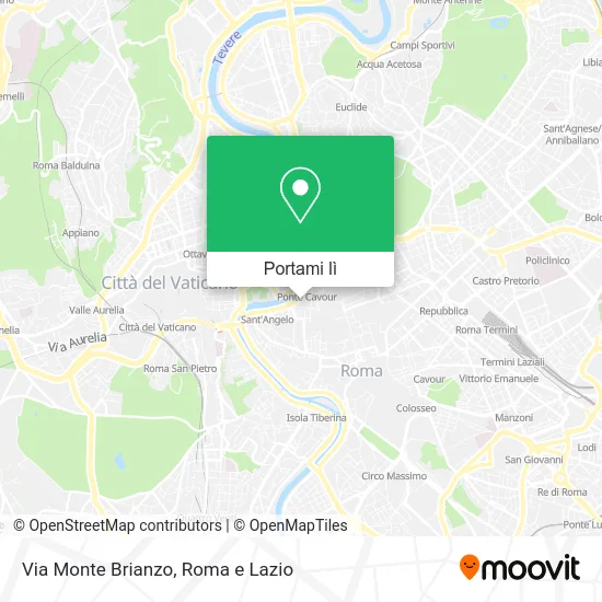 Mappa Via Monte Brianzo