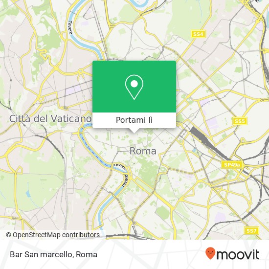 Mappa Bar San marcello