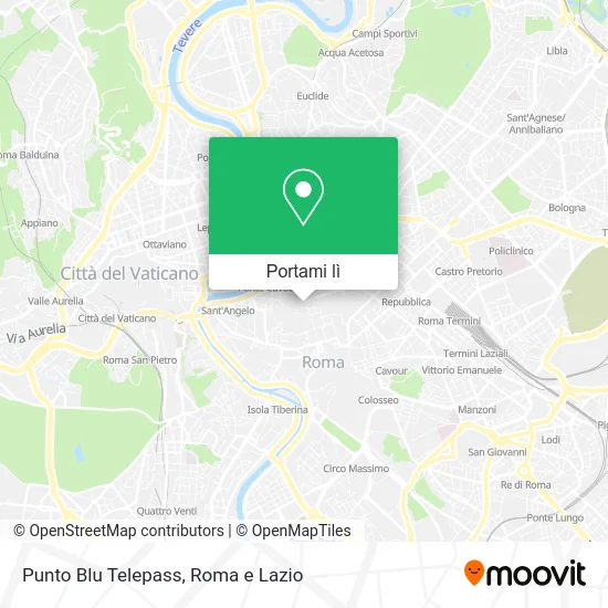 Mappa Punto Blu Telepass