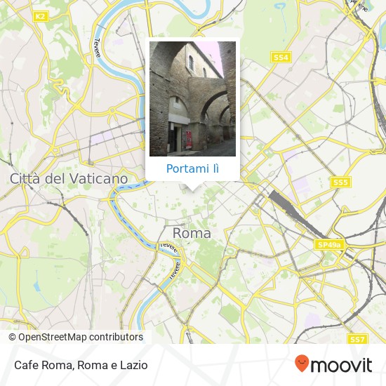 Mappa Cafe Roma