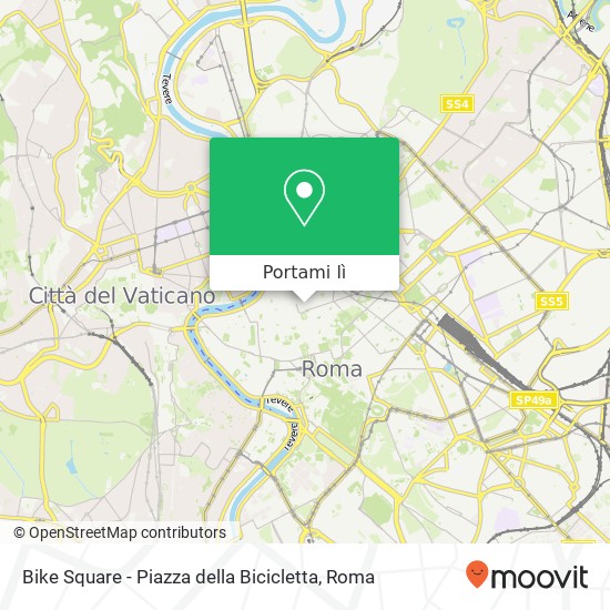 Mappa Bike Square - Piazza della Bicicletta